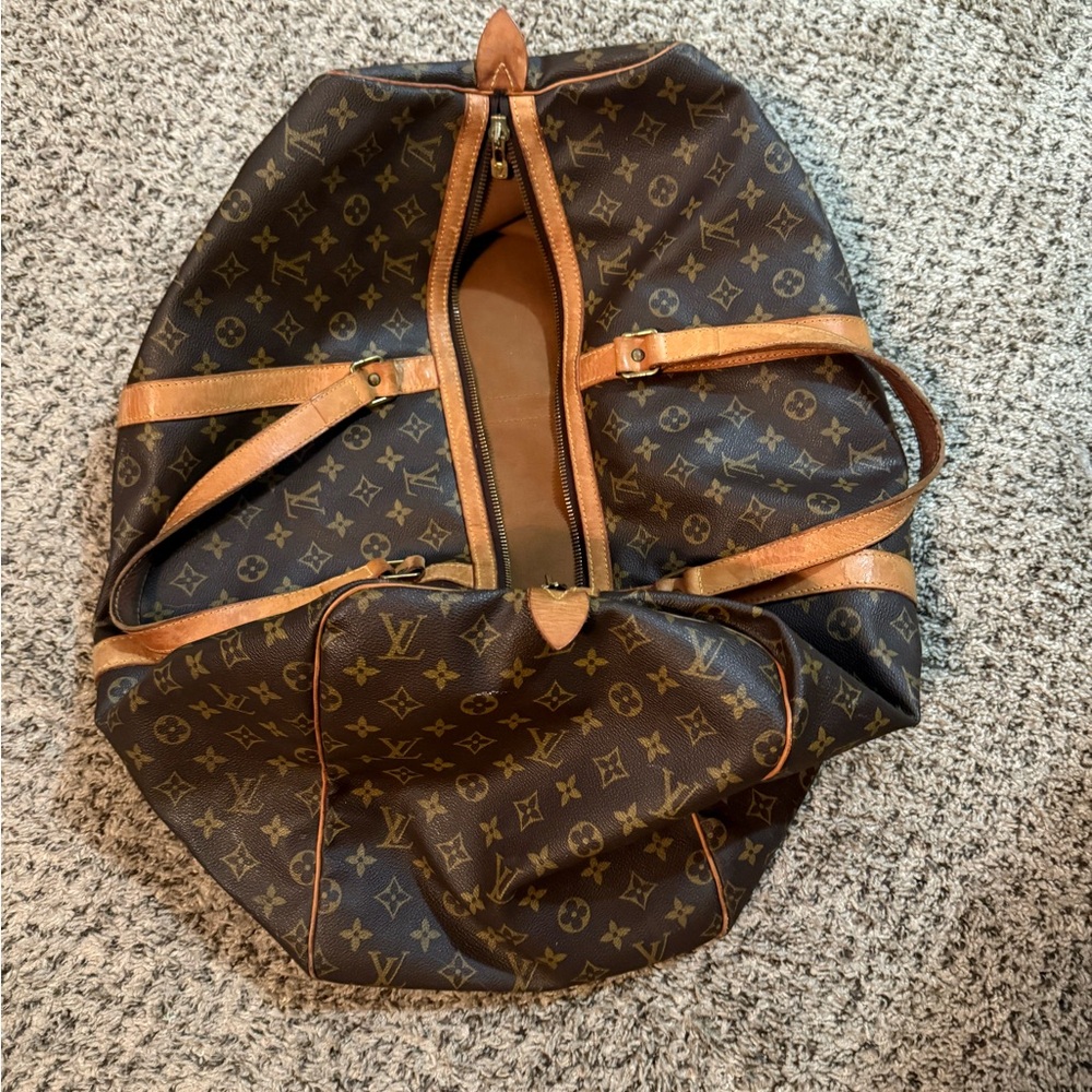 Louis Vuitton Monogram Duffel Bag in Brown and Tan